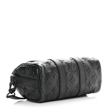 Louis Vuitton Monogram Seal Keepall XS Black 4 of 10