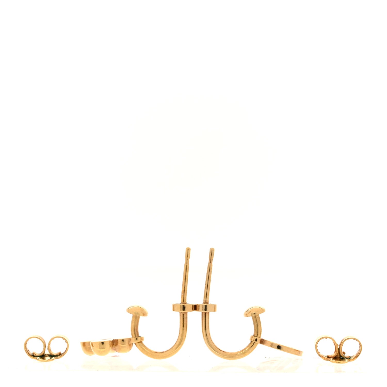 Louis Vuitton Brass Blooming Earrings Gold 3 of 6