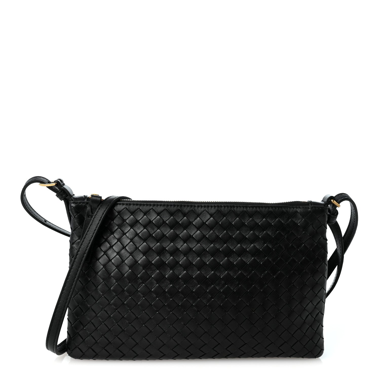 Bottega Veneta Nappa Intrecciato Medium Piccolo Pouch  Black 1 of 8