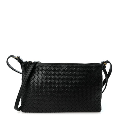 Bottega Veneta Nappa Intrecciato Medium Piccolo Pouch  Black 1 of 8