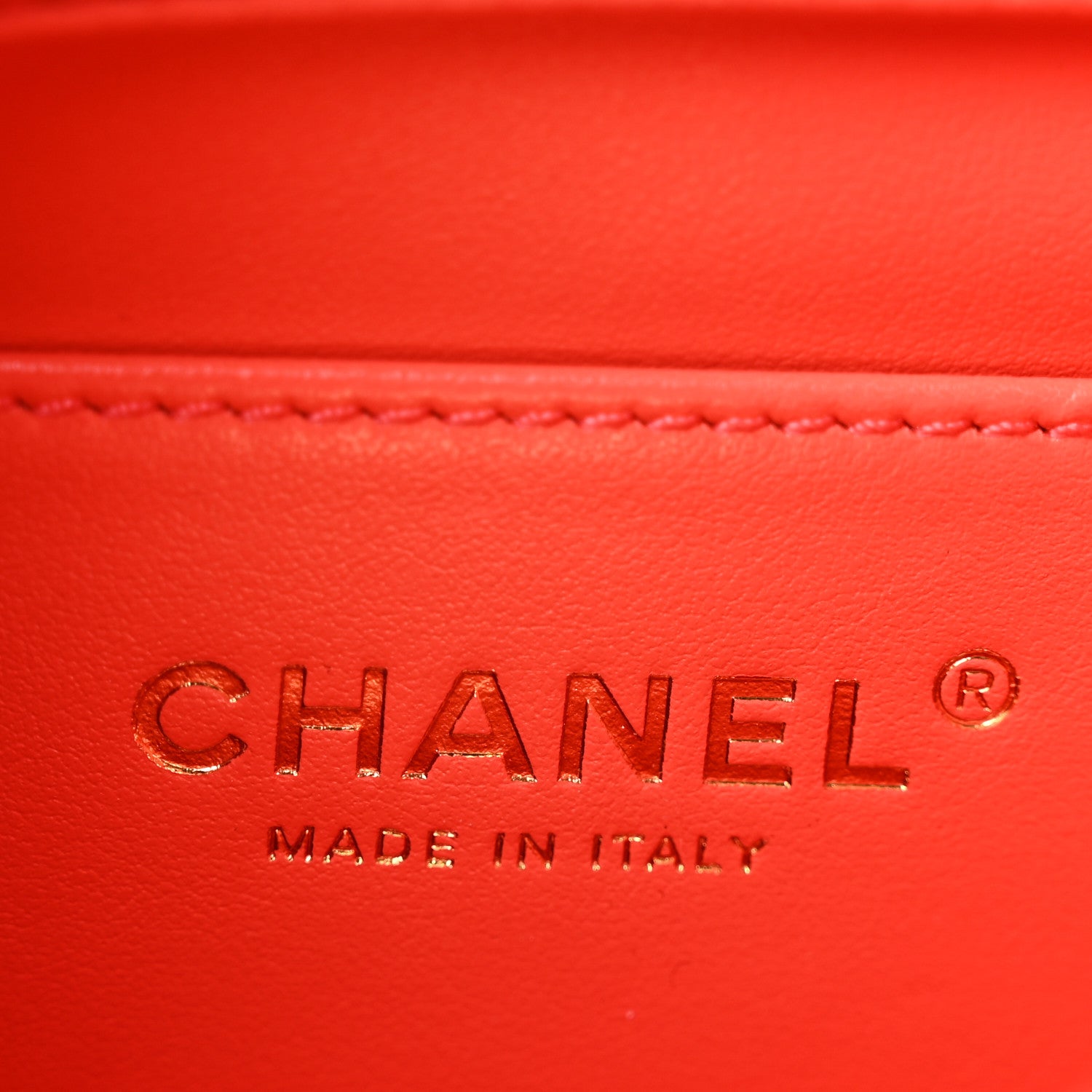 Chanel Lambskin Quilted Pearl Small Flap Dark Orange 6 of 12