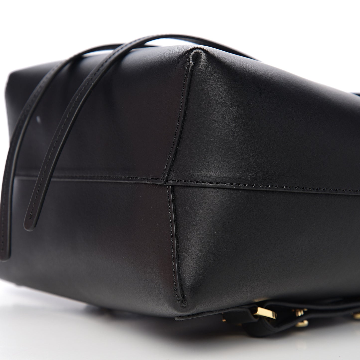 Calfskin Mini Backpack Bag Black