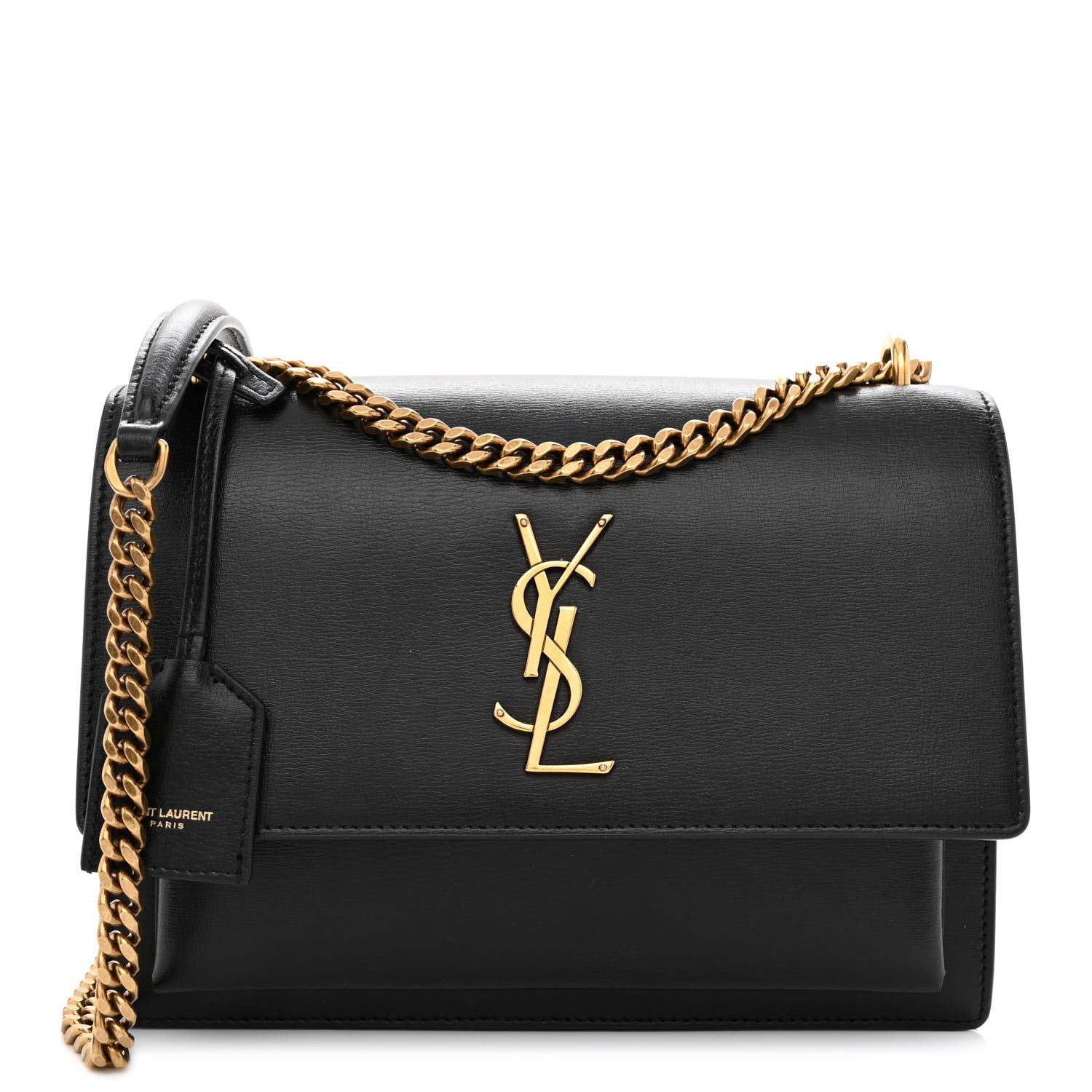 Saint Laurent Calfskin Medium Monogram Sunset Black 1 of 11
