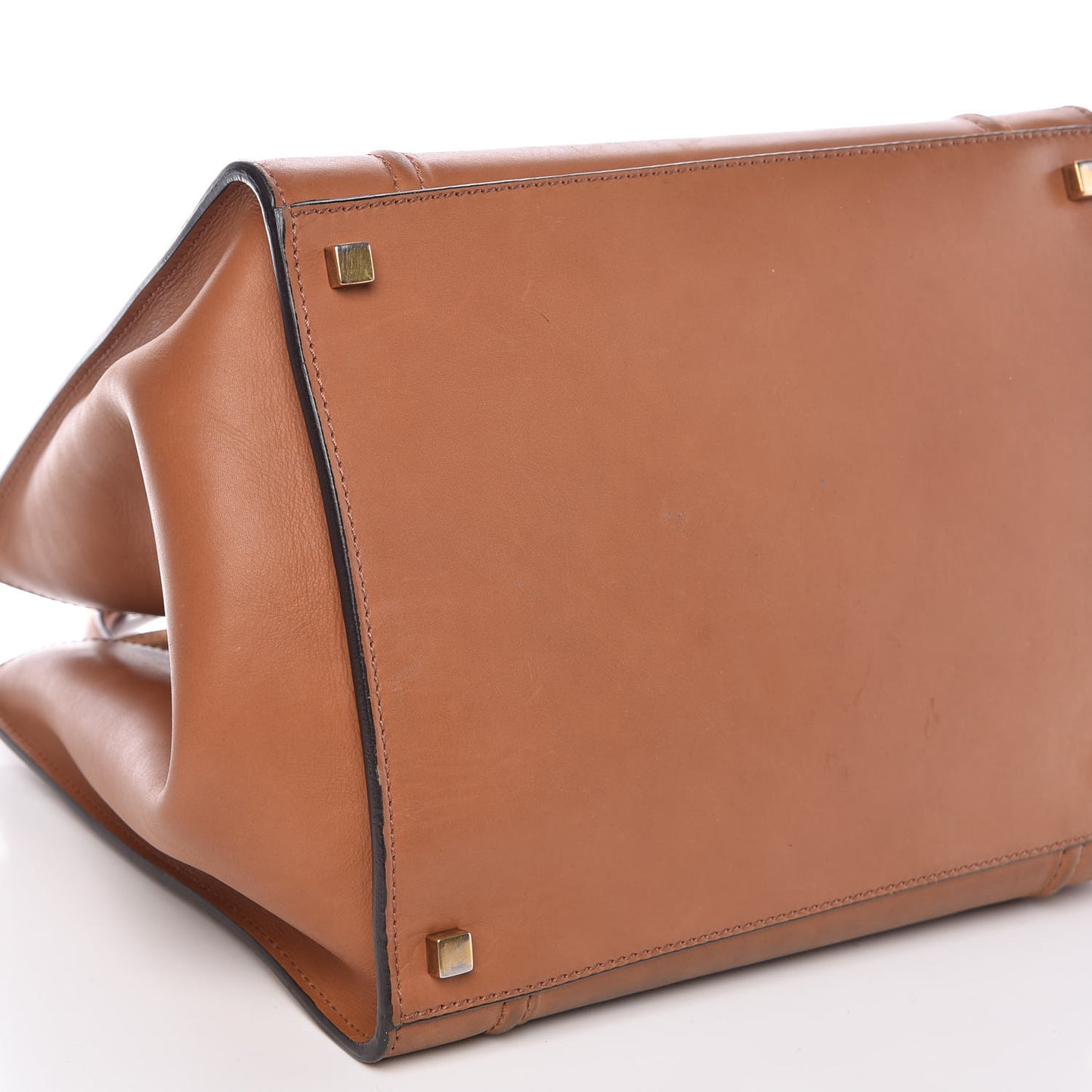 Natural Calfskin Medium Phantom Luggage Tan