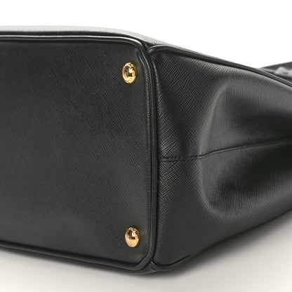 Prada Saffiano Medium Galleria Double Zip Tote Black 10 of 10