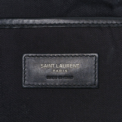 Saint Laurent Nylon Twill Dinosaur Print City Backpack Black Multicolor 6 of 9