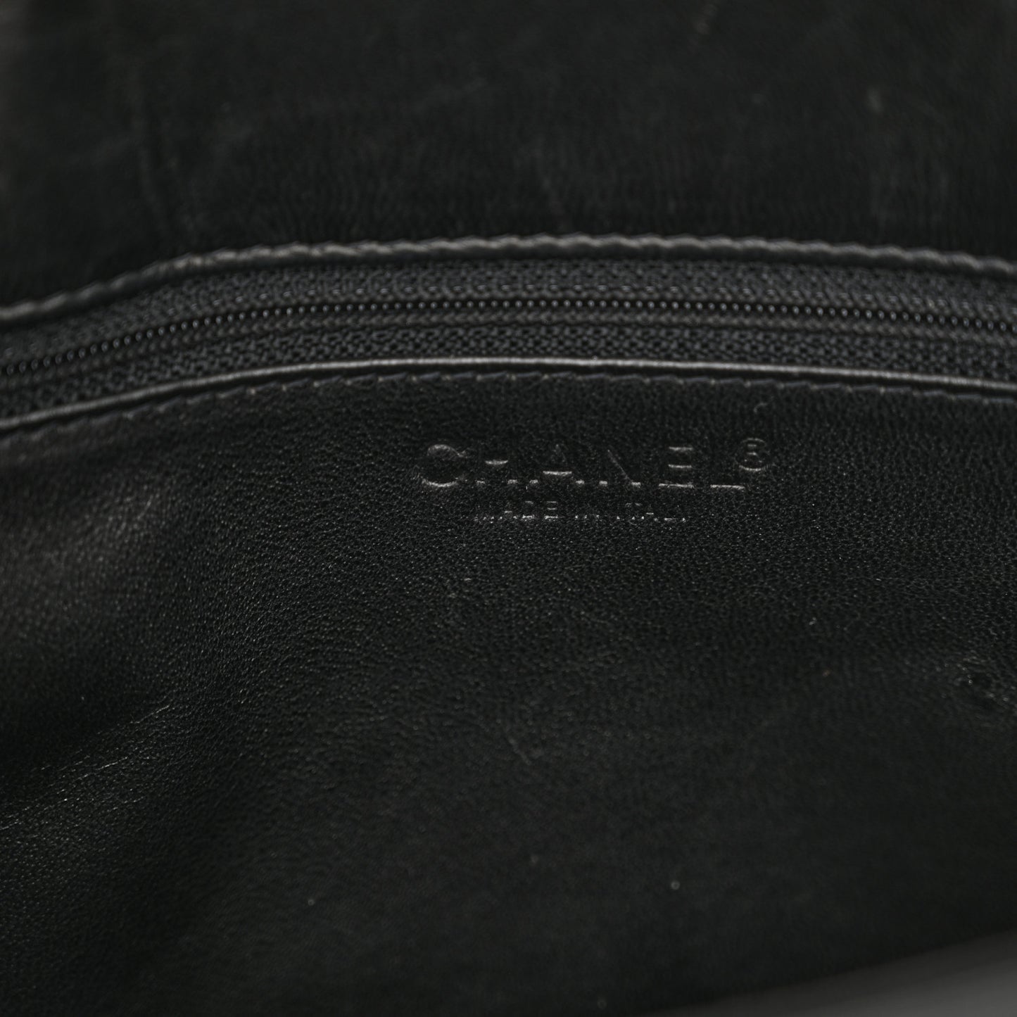 Patent Chocolate Bar Quilted Tote Black