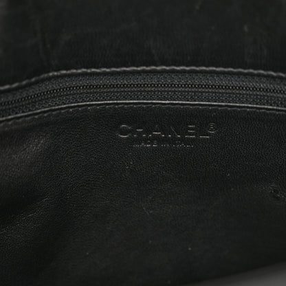 Chanel Patent Chocolate Bar Quilted Tote Black 6 of 11