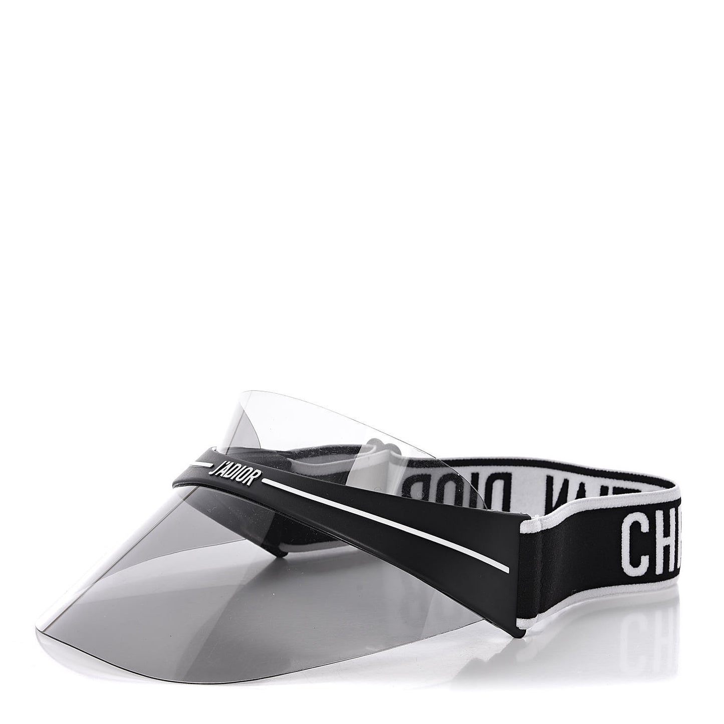 Mirrored DiorClub1 Sun Visor Silver