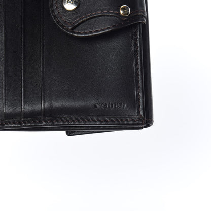 Fendi Zucca Cuoio Lucido Compact Wallet Tobacco Moro 8 of 9