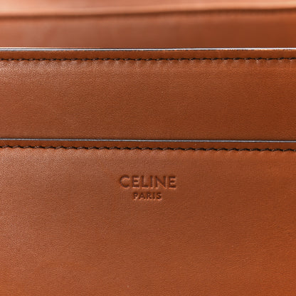 Celine Satinated Calfskin Medium 16 Top Handle Bag Tan 7 of 12