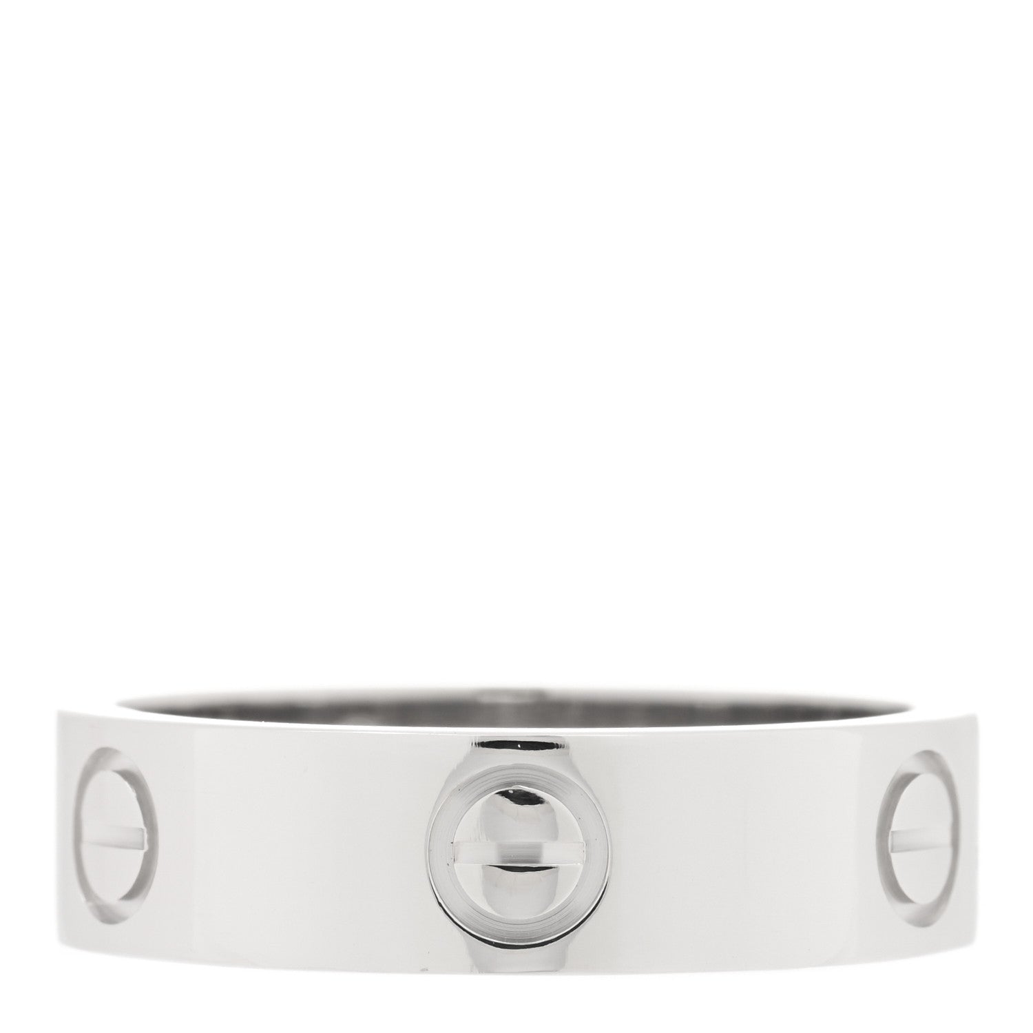 Cartier Platinum 5.5mm LOVE Ring 58 8.25 1 of 4