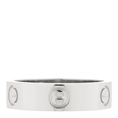 Cartier Platinum 5.5mm LOVE Ring 58 8.25 1 of 4