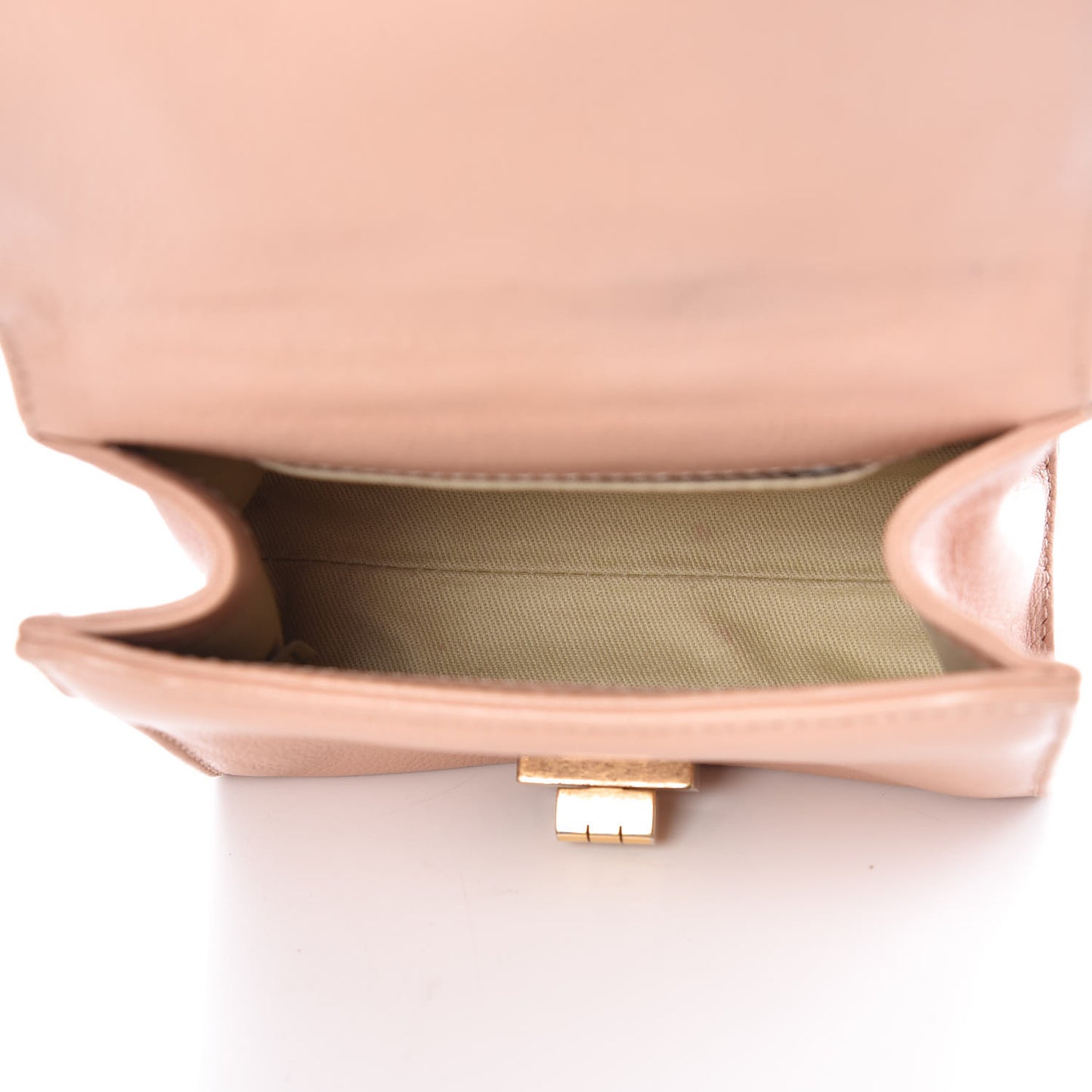 Goatskin Quilted Small Rita Top Handle Flap Pink
