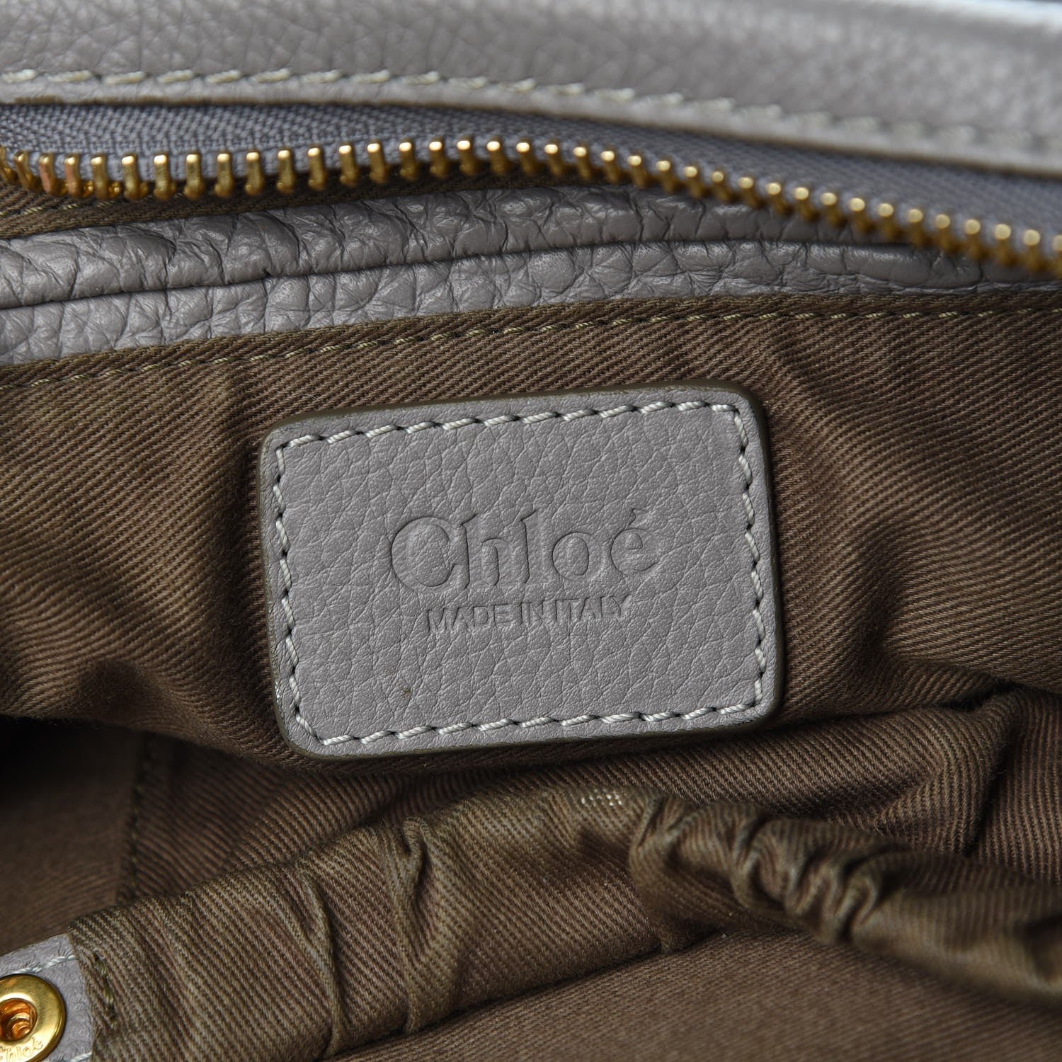 Chloe Calfskin Medium Marcie Satchel Cashmere Grey 7 of 13