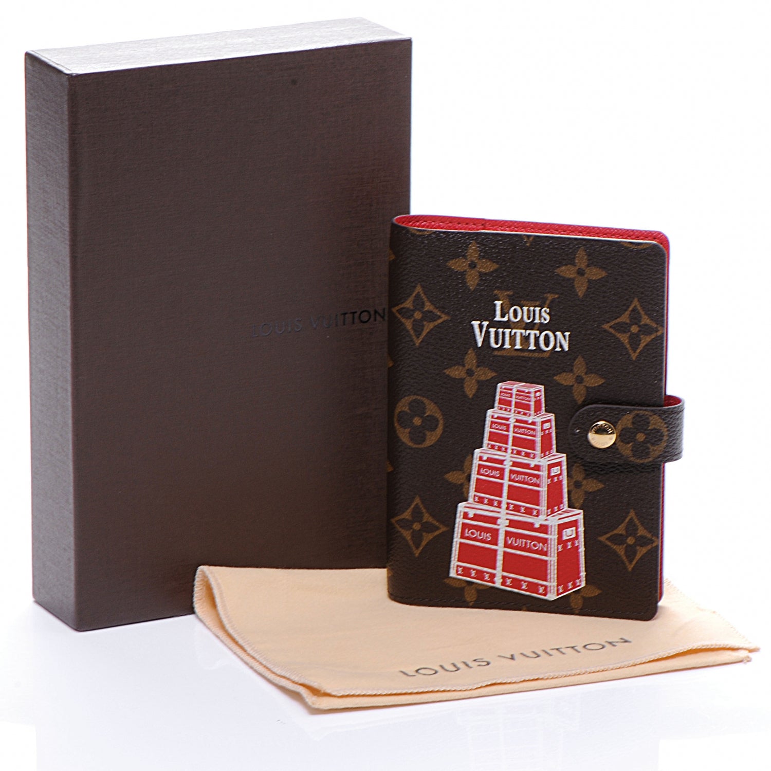 Louis Vuitton Malle Empilees Stacked Trunks Agenda PM 5 of 8