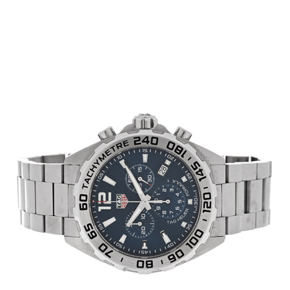 Tag Heuer Stainless Steel 43mm Formula 1 Chronograph Quartz Watch Blue CAZ101K 2 of 5