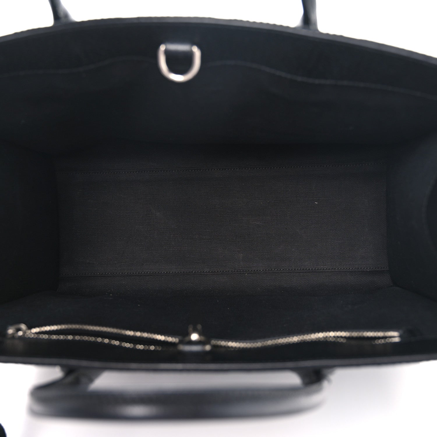 Gucci Monogram Jumbo GG Textured Dollar Calfskin Tote Bag Black 5 of 15