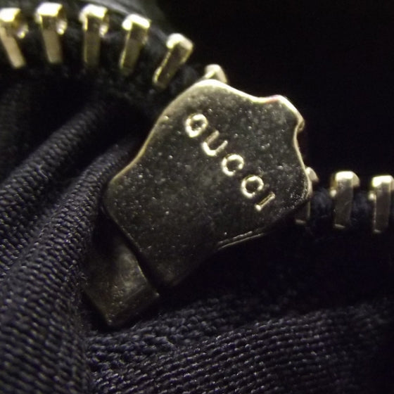 Gucci Leather Ruffle Sabrina Boston Black 10 of 10