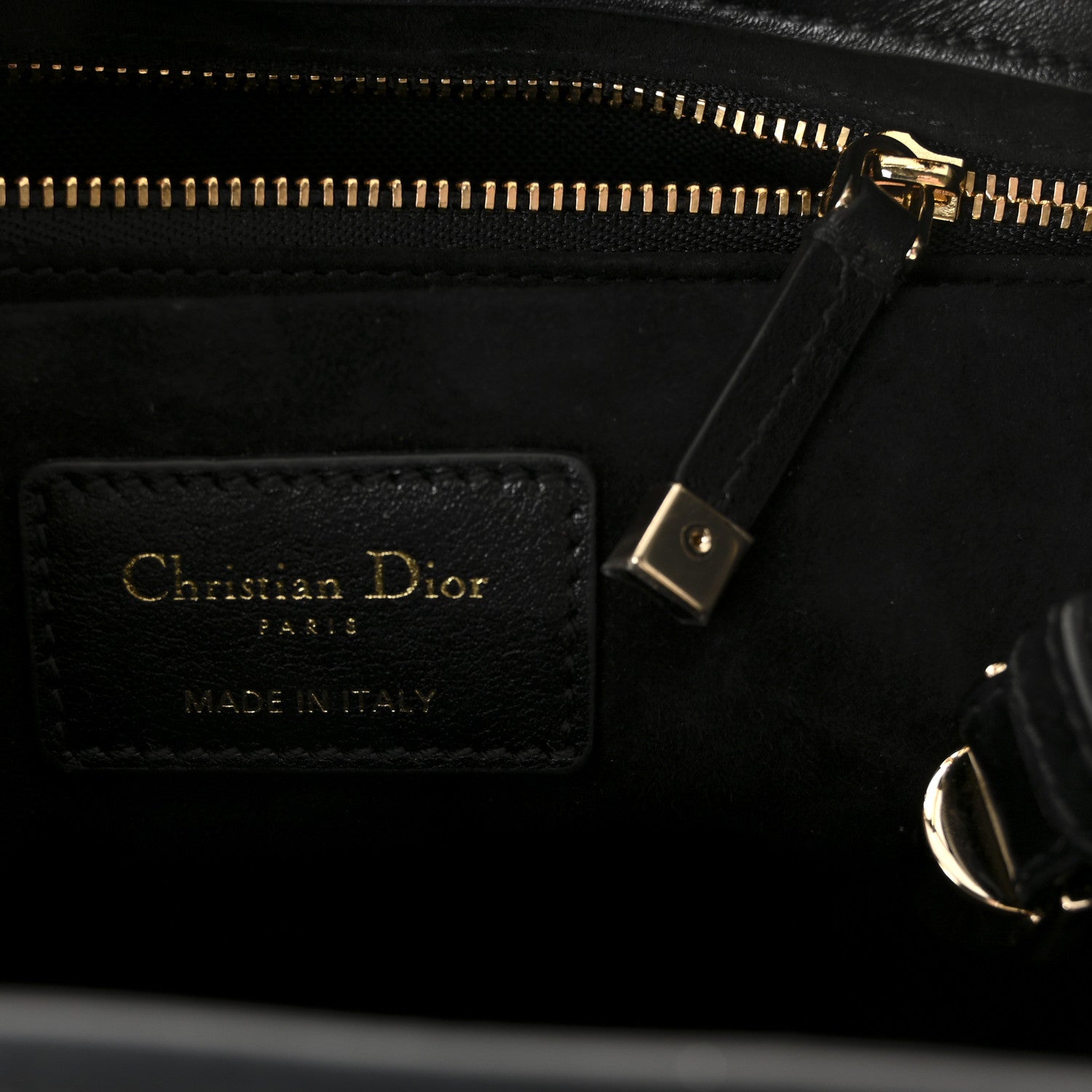 Christian Dior Calfskin Cannage Small The Lady 95.22 Black 6 of 9