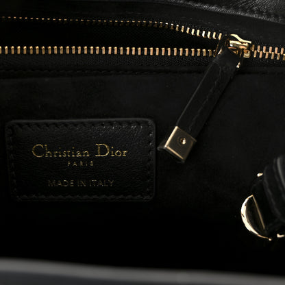 Christian Dior Calfskin Cannage Small The Lady 95.22 Black 6 of 9