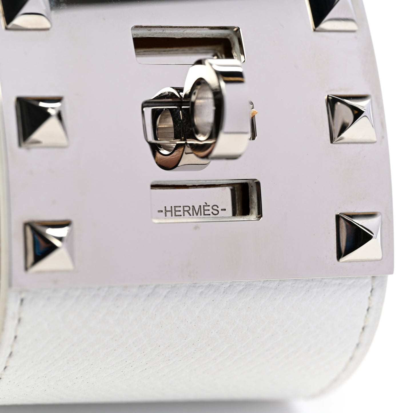 Epsom Kelly Dog Extreme Bracelet S White