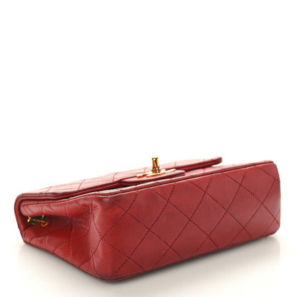 Chanel Lambskin Quilted Mini Square Flap Red 4 of 12
