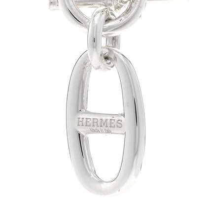 Hermes Sterling Silver Amulette Chaine d'Ancre Necklace 4 of 5