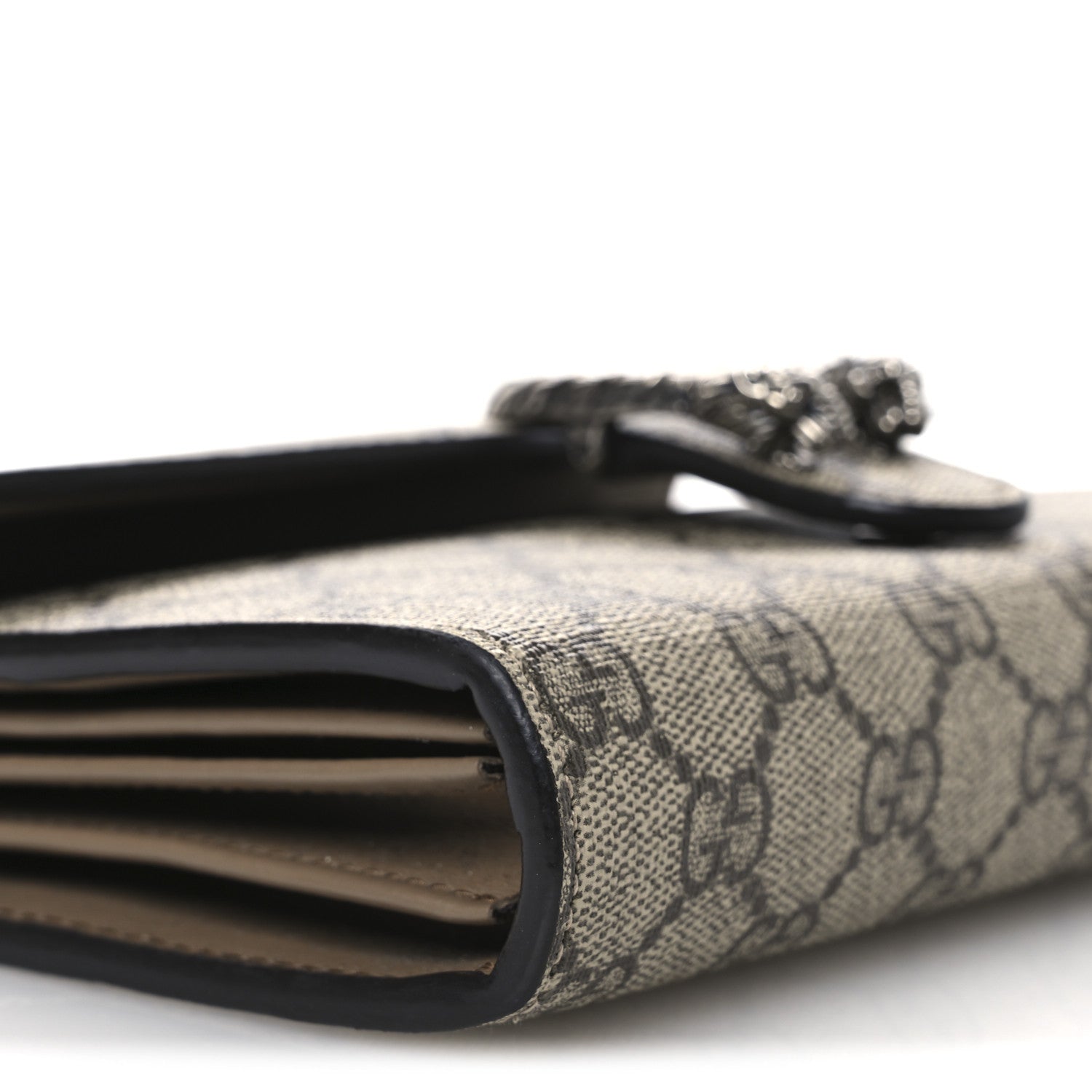 Gucci GG Supreme Monogram Mini Dionysus Chain Wallet Beige Taupe 10 of 14