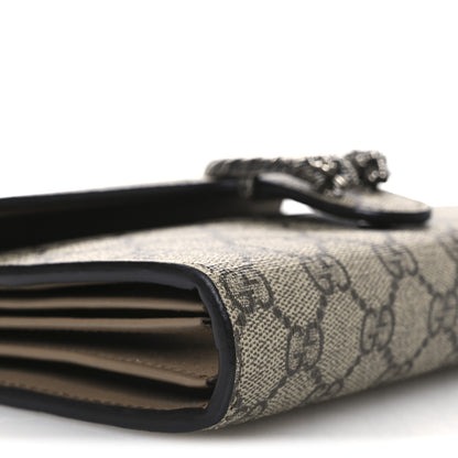 Gucci GG Supreme Monogram Mini Dionysus Chain Wallet Beige Taupe 10 of 14