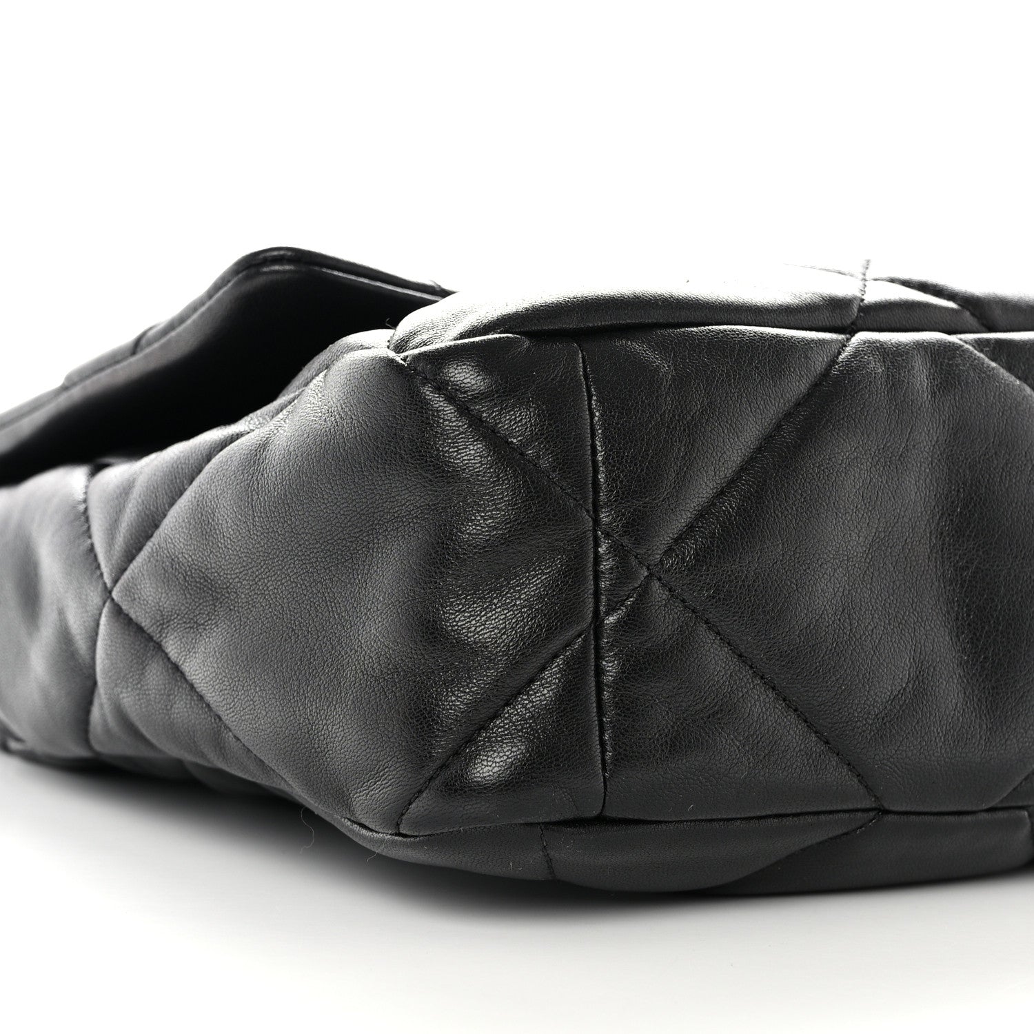 Chanel Lambskin Quilted Large Chanel 19 Flap Black 10 of 10