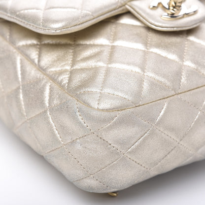 Chanel Metallic Lambskin Quilted Small In Seoul Backpack Light Gold 10 of 12