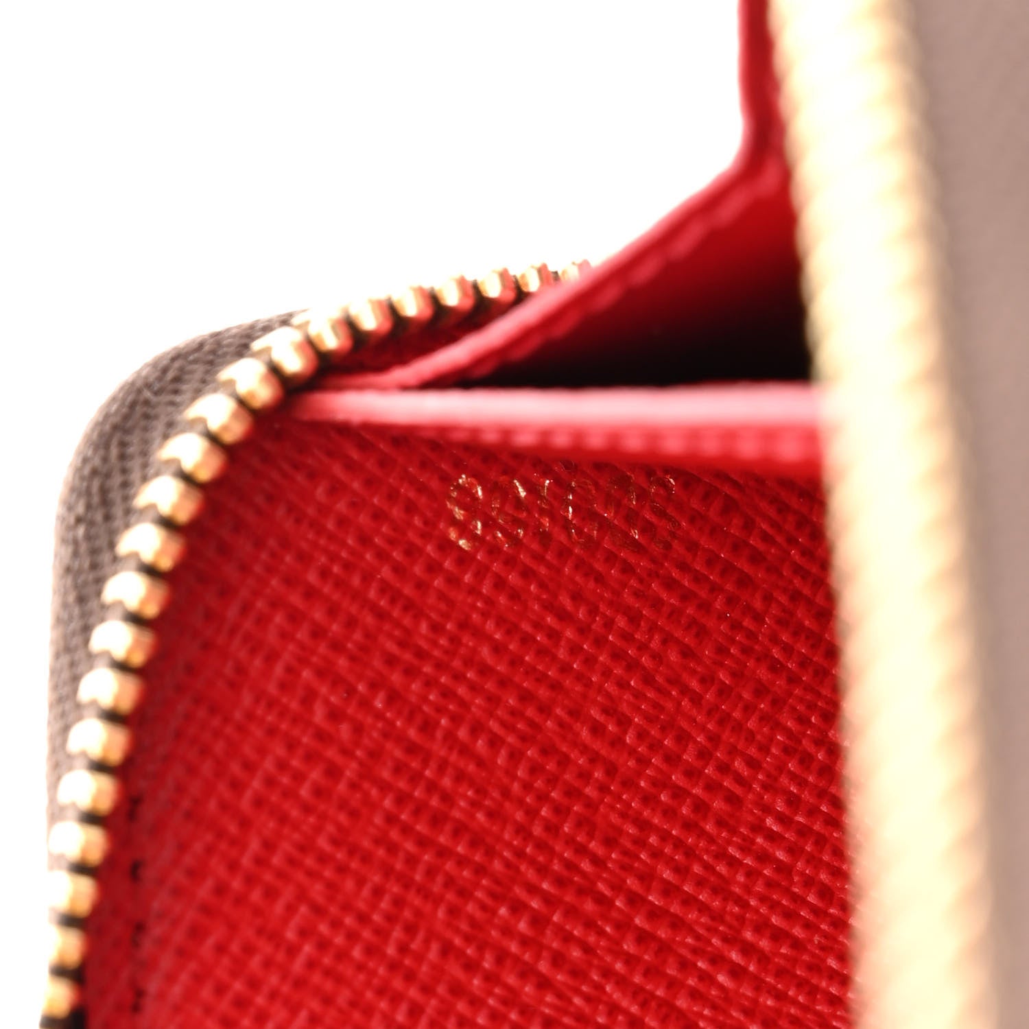 Louis Vuitton Damier Ebene Clemence Wallet Cherry 7 of 7