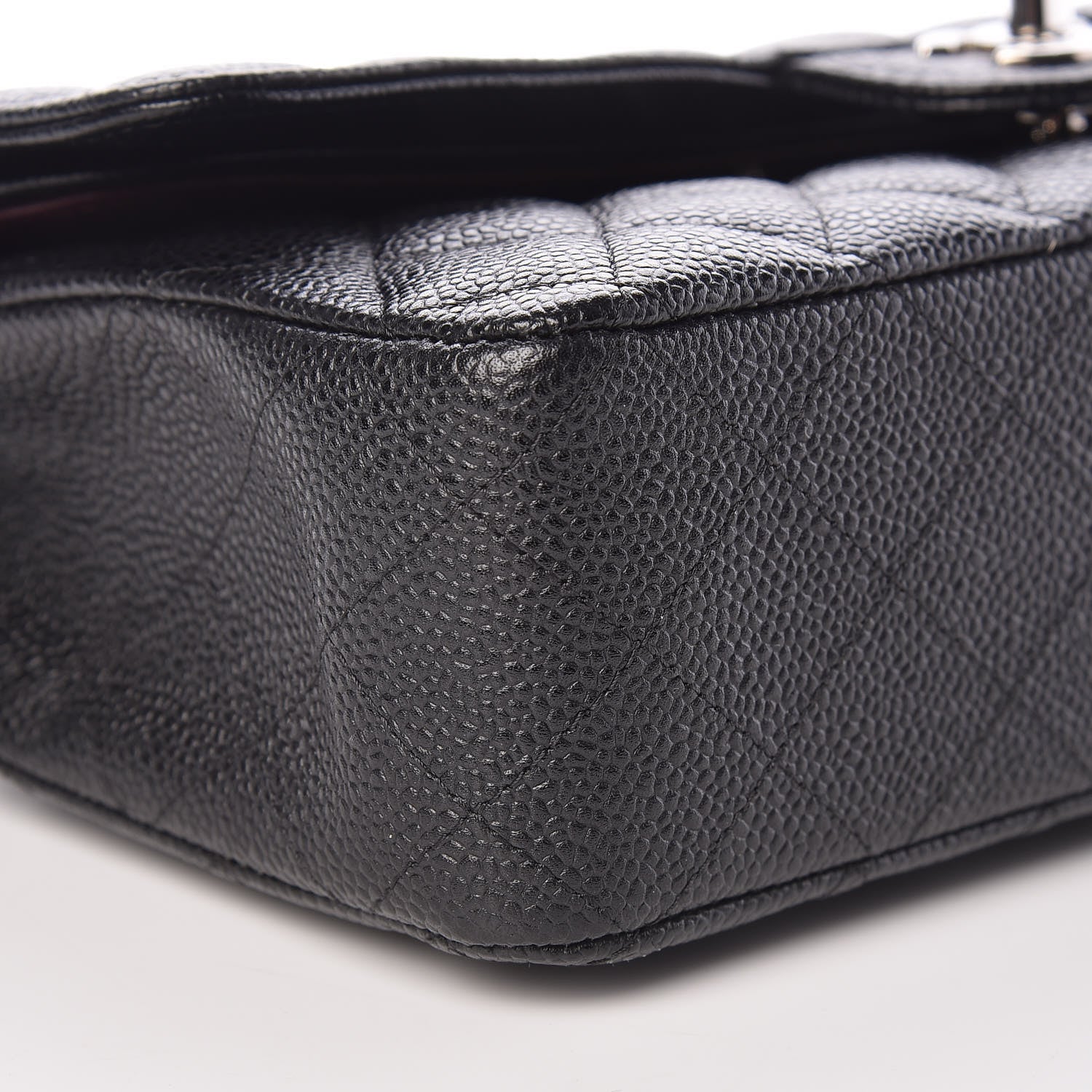 Chanel Caviar Quilted Medium Double Flap Black 8 of 10