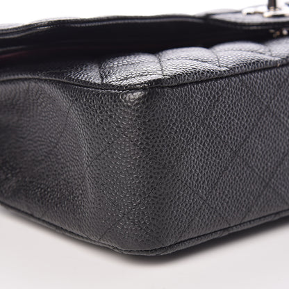 Chanel Caviar Quilted Medium Double Flap Black 8 of 10