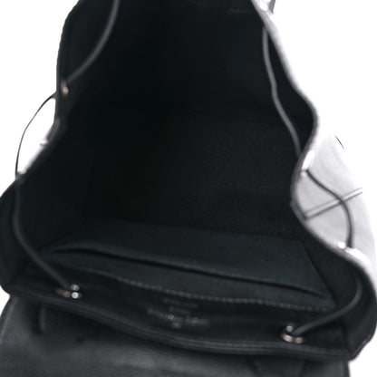 Louis Vuitton Calfskin Lockme Backpack Black 5 of 13