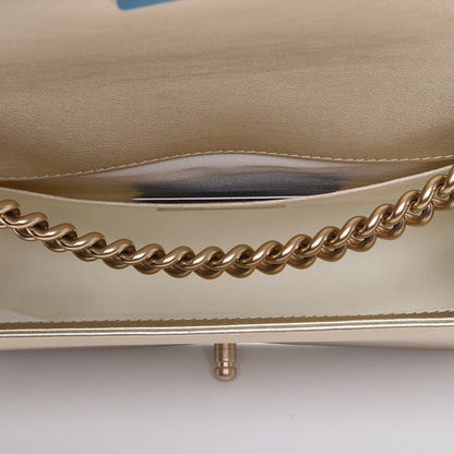 Chanel Perforated Lambskin Medium Boy Flap Light Gold 5 of 7