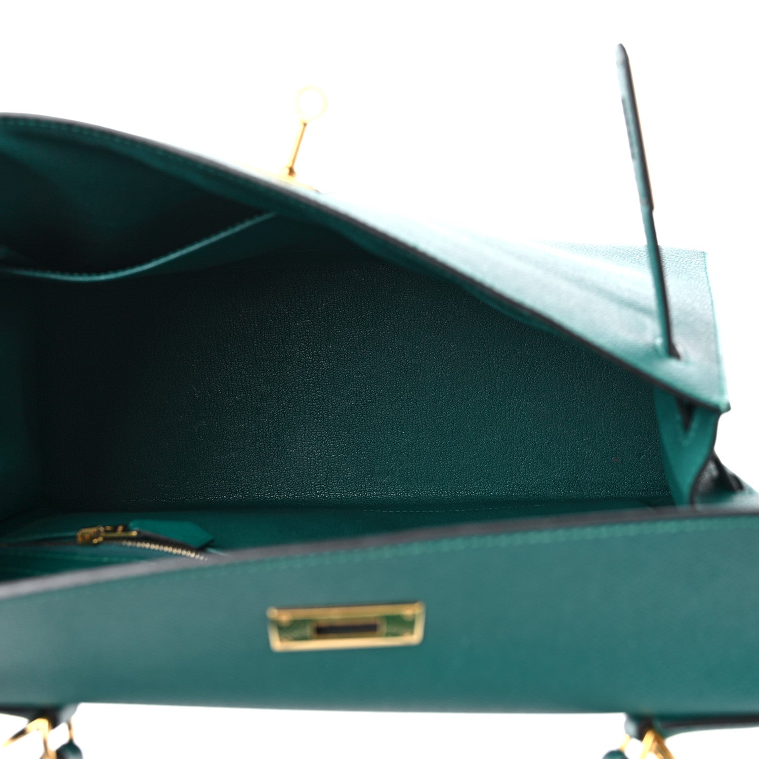 Hermes Epsom Kelly Sellier 32 Malachite 5 of 13