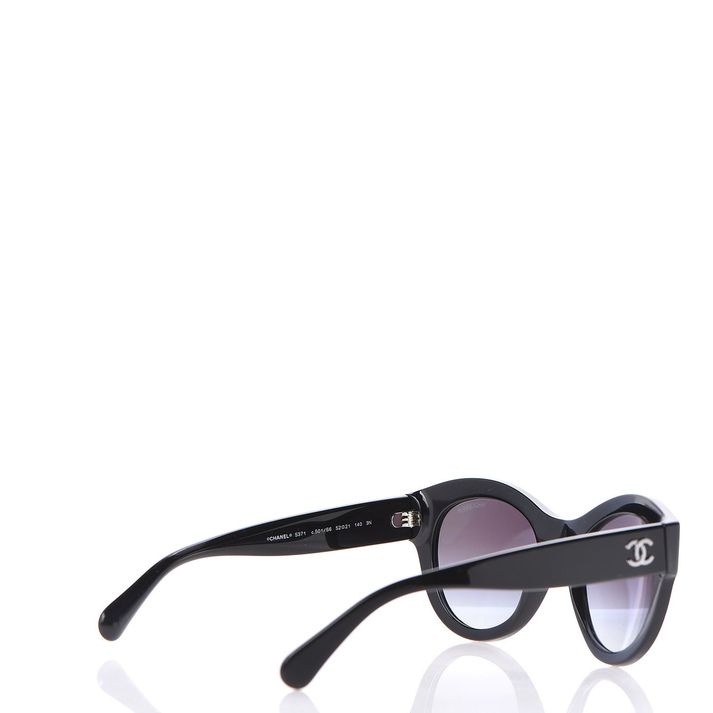 Acetate Butterfly Sunglasses 5371 Black