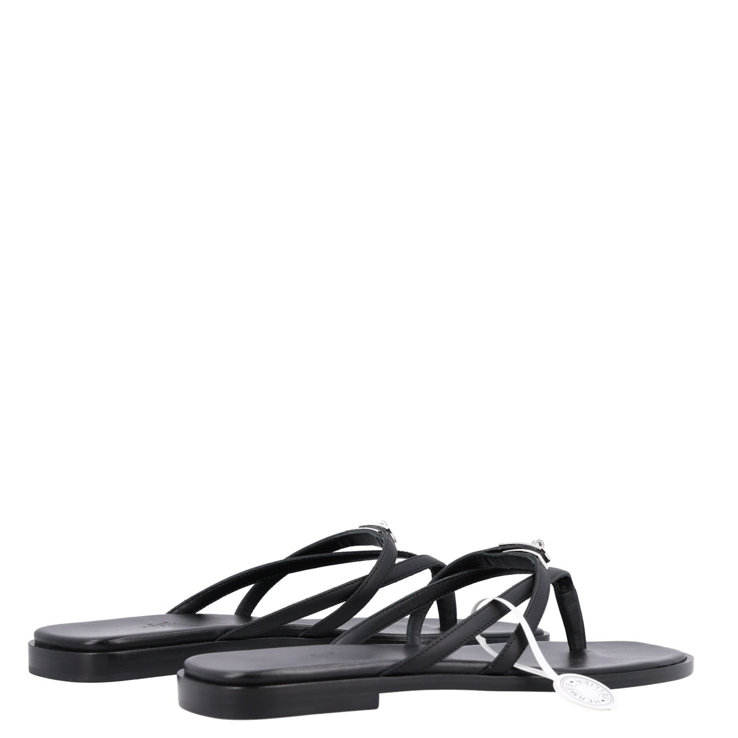 Calfskin Miss Sandals 39 Black