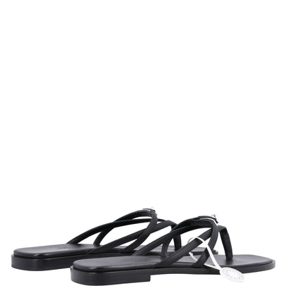 Hermes Calfskin Miss Sandals 39 Black 5 of 8