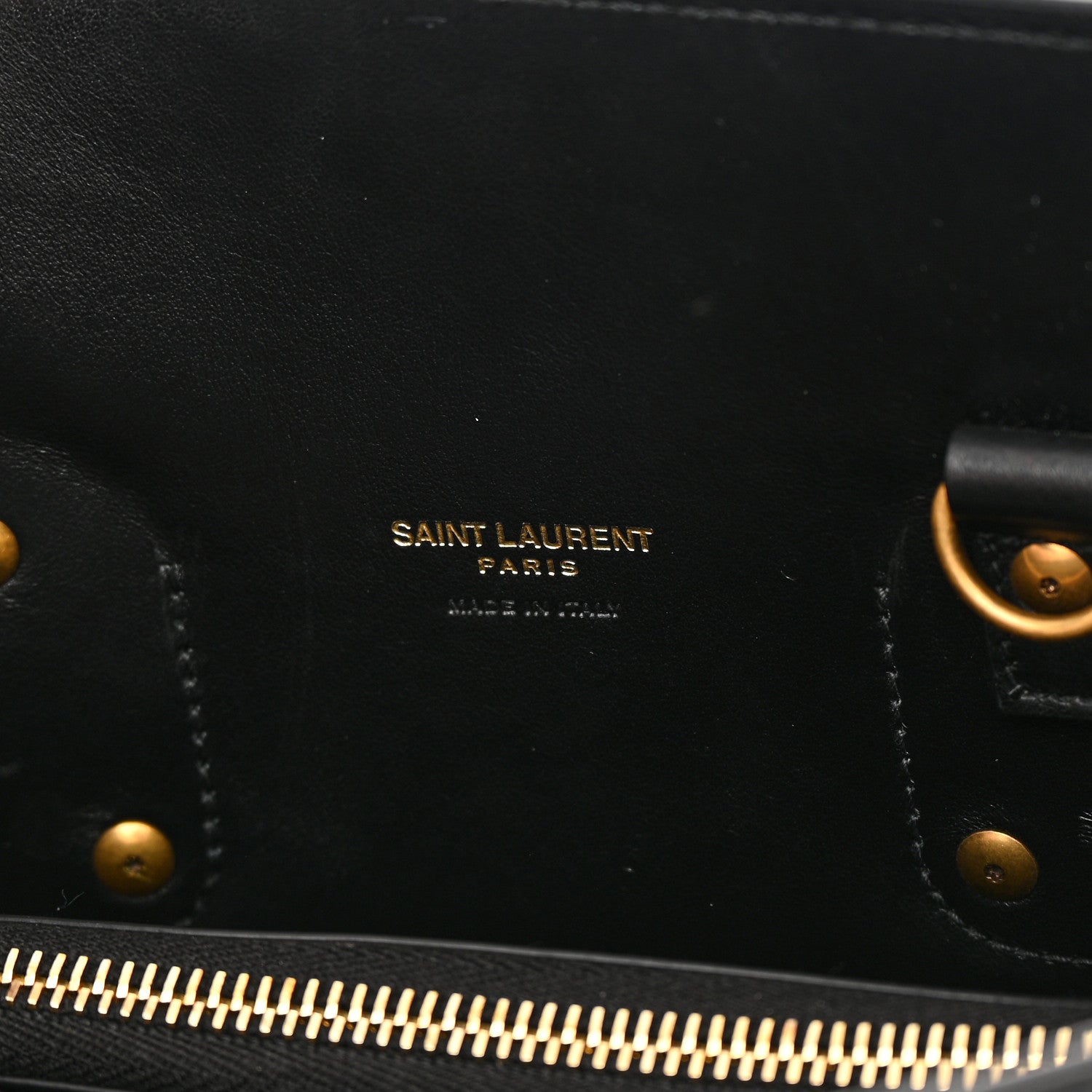 Saint Laurent Calfskin Small Sac De Jour Black 6 of 15