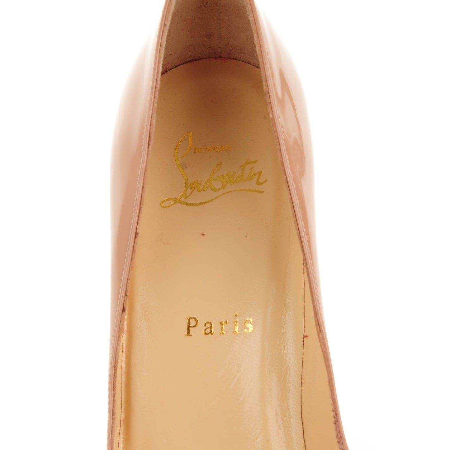 Patent New Decoltissimo 100 Pumps 38.5 Nude