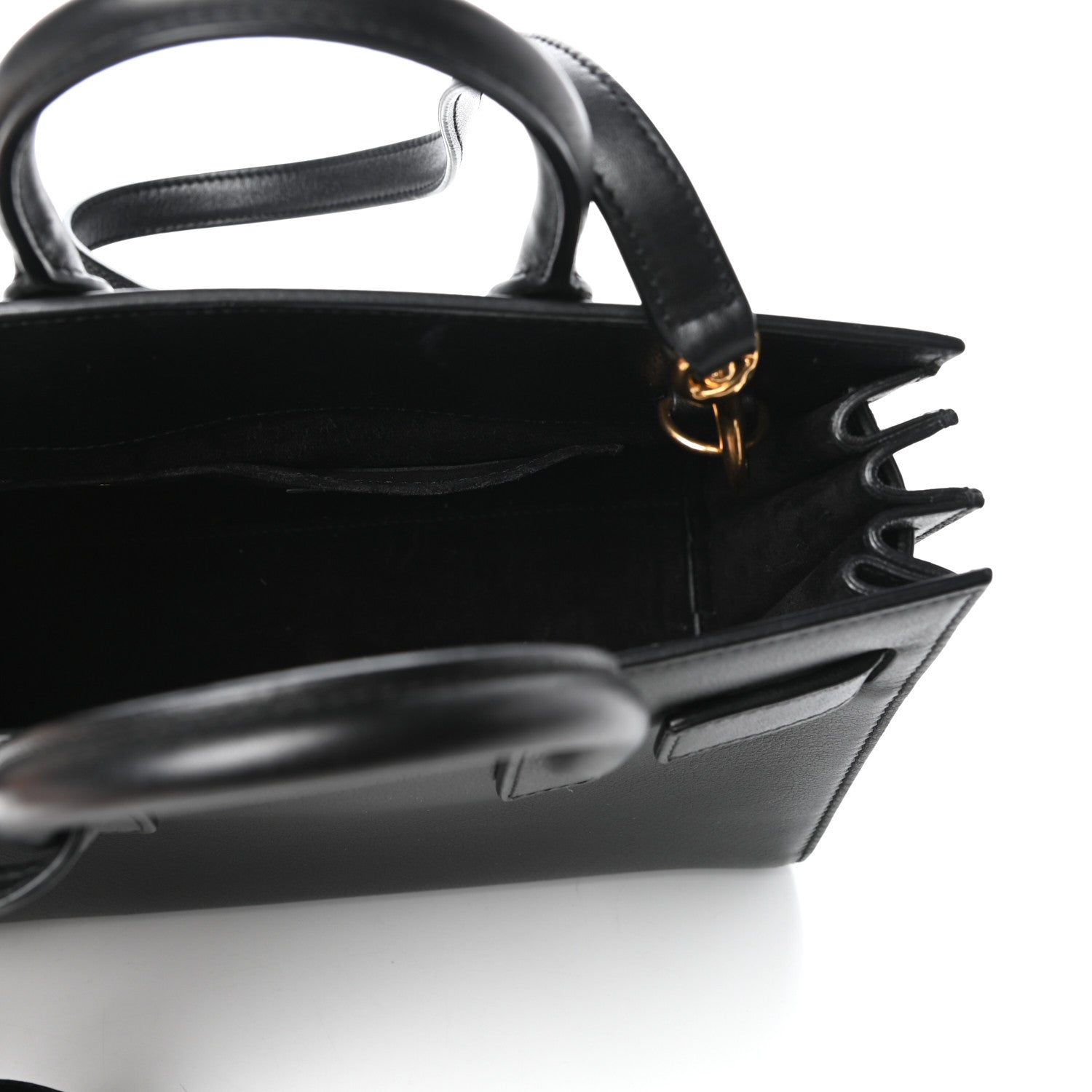 Saint Laurent Calfskin Nano Sac De Jour Black 5 of 8