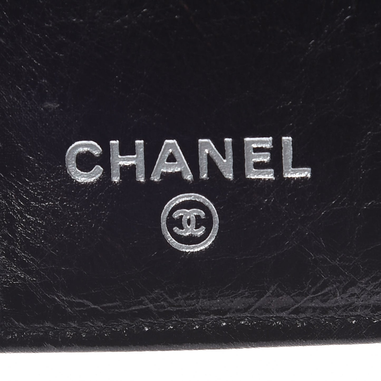 Glazed Calfskin Quilted Reissue Long Flap Wallet So Black