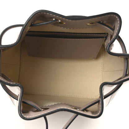 Valentino Garavani Calfskin Vlogo Walk Bucket Bag Poudre 5 of 9