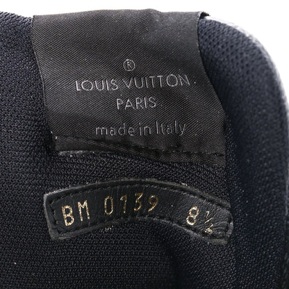 Louis Vuitton Calfskin Damier Graphite Harlem Sneakers 8.5 Black 8 of 8