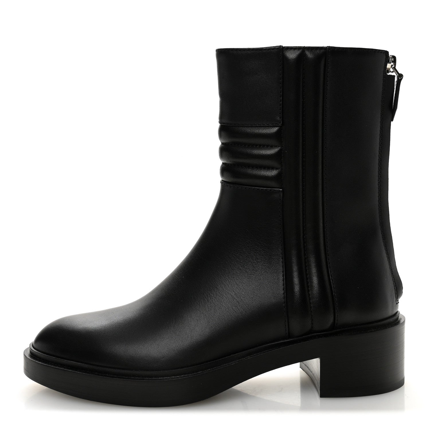 Hermes Calfskin Harper Ankle Boots 37.5 Black 1 of 9