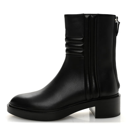 Hermes Calfskin Harper Ankle Boots 37.5 Black 1 of 9