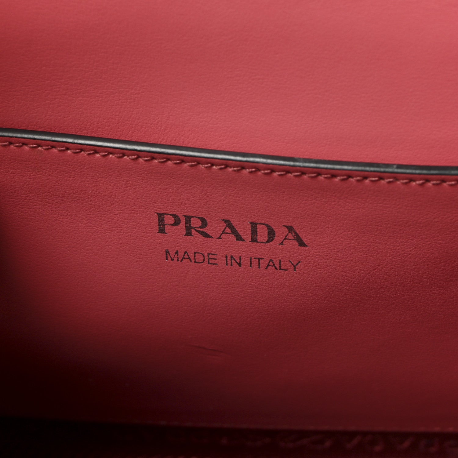 Prada Saffiano Cuir Calfskin Monochrome Envelope Flap Chain Shoulder Bag Bruyere 6 of 9